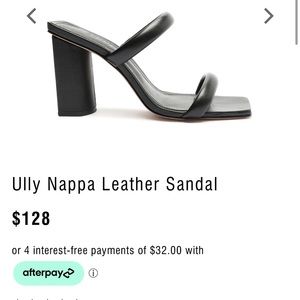 Shuts Ully Black Sandal
